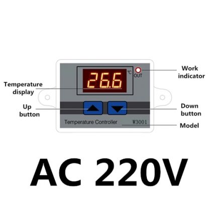 Digitaler Temperaturregler W3001