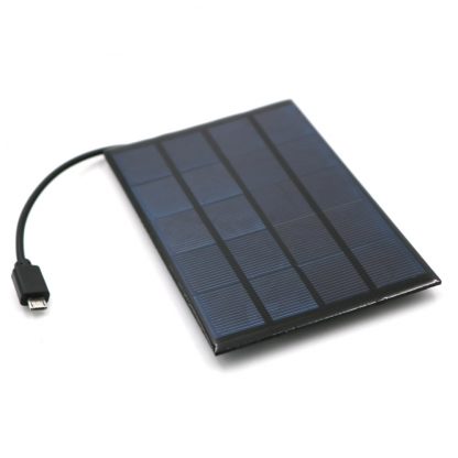 DC/Solar-Panel Micro-USB 400mA 5V/2W