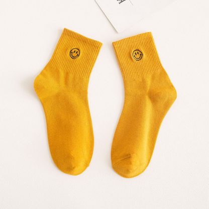 Socken mit Smiley
