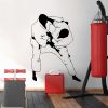 Wand-Tattoo / Judo-Sportler