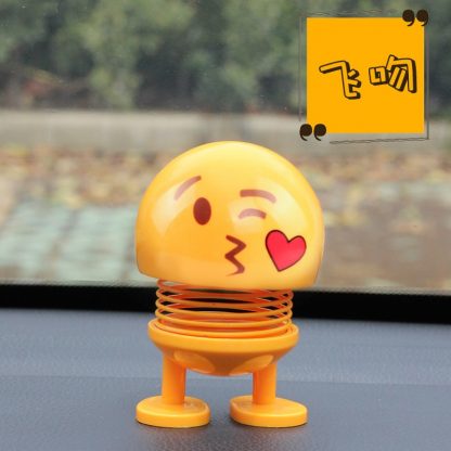 Wackelfiguren in Smiley-Emoji Stil