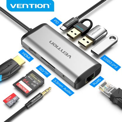 Vention USB / 9in1 Multifunktion-Adapter