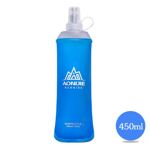 Faltbare Fahrrad-wasserflasche 600 Ml, Faltbare Wasserflasche