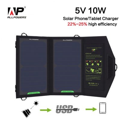 Faltbares USB Solar-Panel 5V/10W