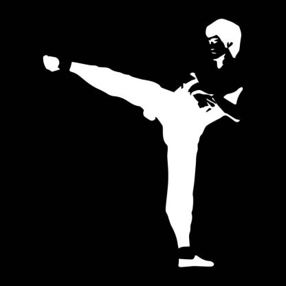 Bruce Lee Aufkleber 10,5 x 13 cm