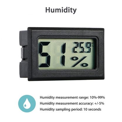 Mini-LCD-Thermometer und -Hygrometer