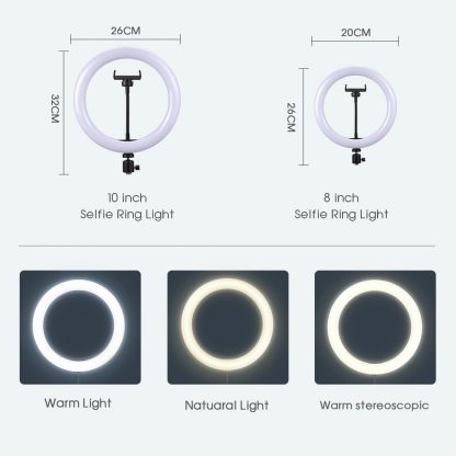 LED-Ring-Leuchte mit Stativ