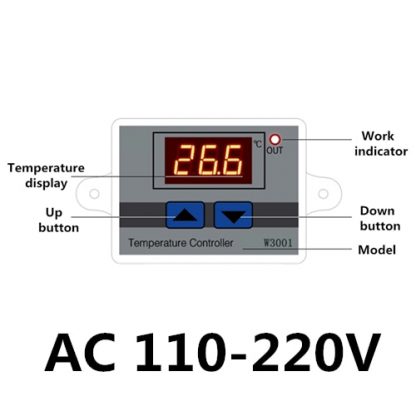 Digitaler Temperaturregler W3001