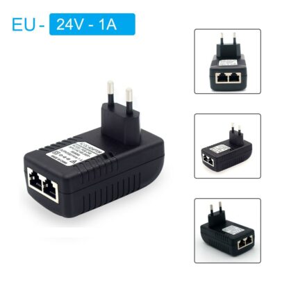 PoE-Injektor 12V,15V,24V,48V / EU,US,UK