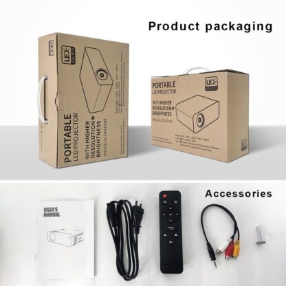 CRENOVA WiFi-Beamer / Mini-Projektor G08