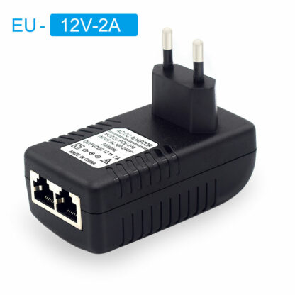 PoE-Injektor 12V,15V,24V,48V / EU,US,UK