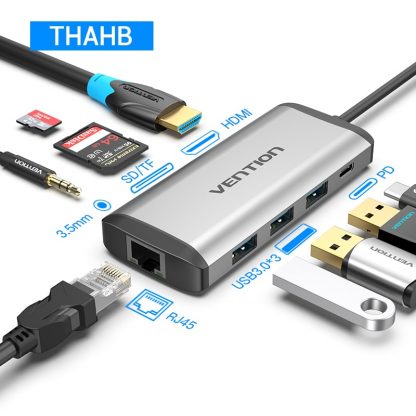 Vention USB / 9in1 Multifunktion-Adapter