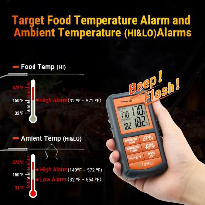 TP08 Funk-Küchenthermometer Set