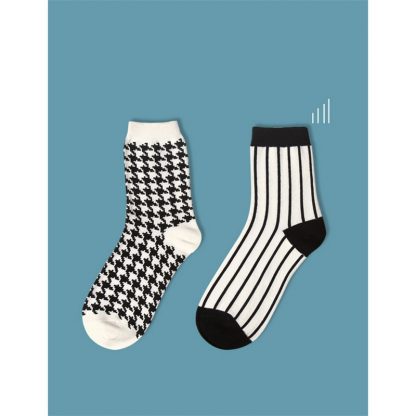 Socken mit Muster