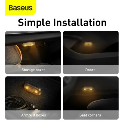 BASEUS 2x KFZ LED-Zusatzbeleuchtung/Set
