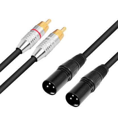 XLR Stecker auf Cinch-Stecker Kabel