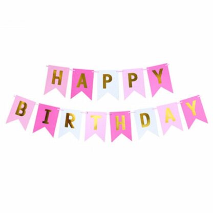 Happy-Birthday Party Girlande/Banner
