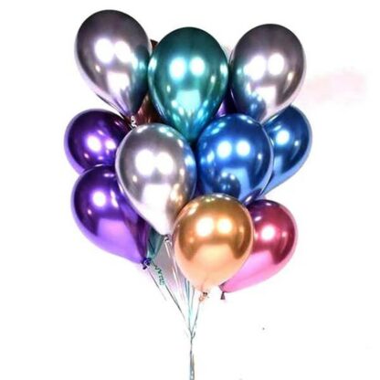 20Stck. Metallic Latex Ballons