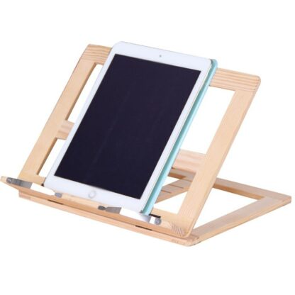 Praktische Tablet-/ Buchstütze aus Holz