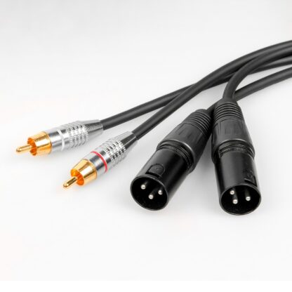 XLR Stecker auf Cinch-Stecker Kabel