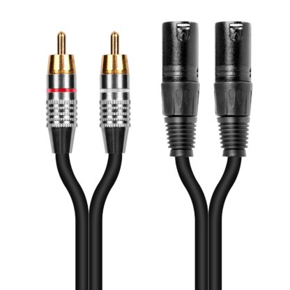 XLR Stecker auf Cinch-Stecker Kabel