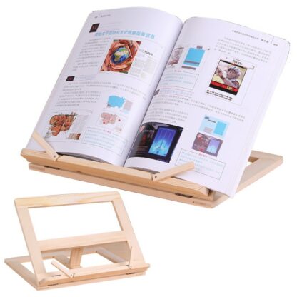 Praktische Tablet-/ Buchstütze aus Holz