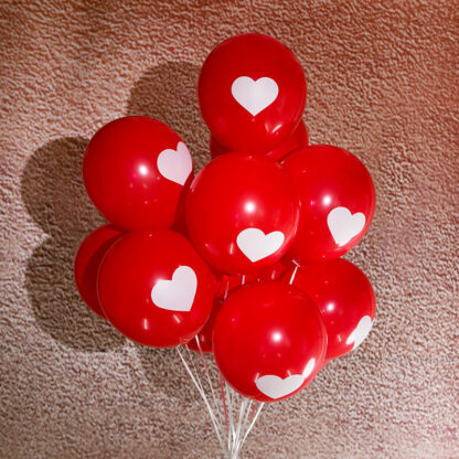 10 Stck.-Set Ballons Liebe / Herz 12”