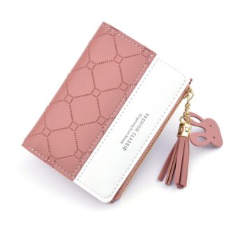 Damen Brieftasche mit Häschen-Zipper