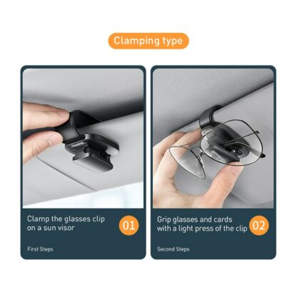Baseus Auto Brillen Halter Brille Lagerung Clip Für Audi Bmw Auto Innen Organisieren Zubehör Auto Sonnenbrille Halter