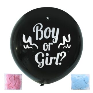 36” Luftballon mit Text / Boy or Girl