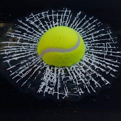 3D-Sticker Tennisball mit Glassplitter-Effekt