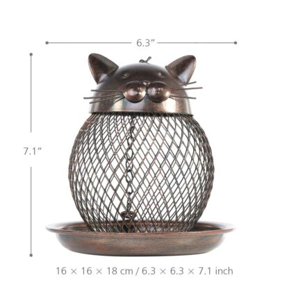 Vogelfutter-Spender / Katzen-Design