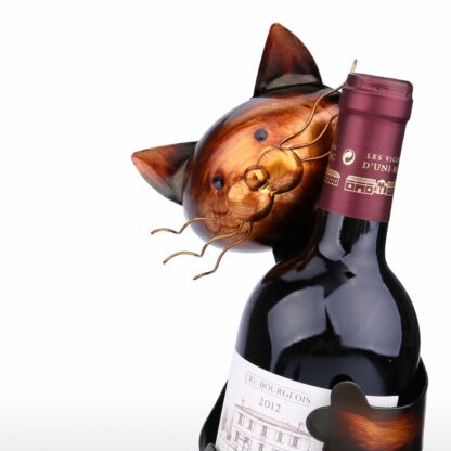 Weinflaschenhalter / Katze
