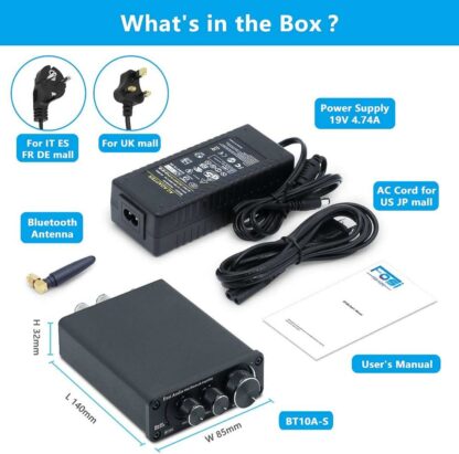 Fosi Bluetooth 5.0 Mini Hi-Fi-Digital Amp  6