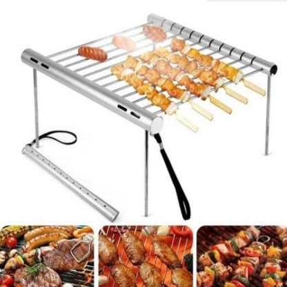 Klappbarer Edelstahl-Grill  1