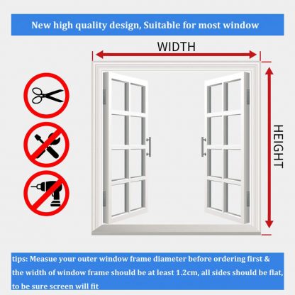 2020 insekten Magnetische Fenster Bildschirm Tüll Mesh Stealth Anpassen DIY Sommer Mesh Vorhang Abnehmbare Waschbar Anti Fly Moskito Net 6