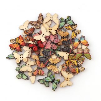 50 Schmetterling aus Holz  1