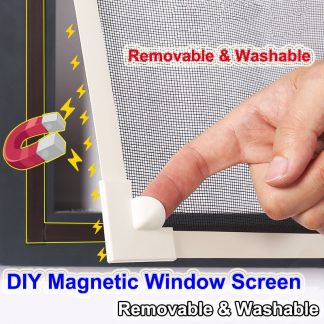 2020 insekten Magnetische Fenster Bildschirm Tüll Mesh Stealth Anpassen DIY Sommer Mesh Vorhang Abnehmbare Waschbar Anti Fly Moskito Net 1