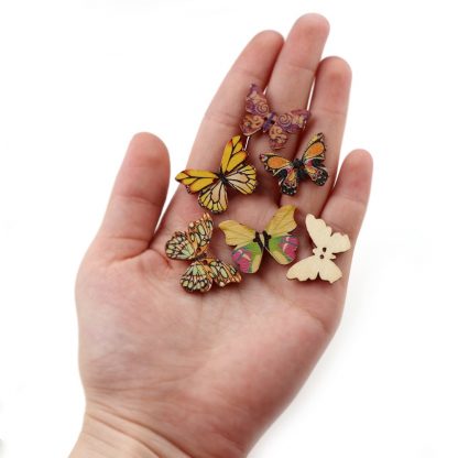 50 Schmetterling aus Holz  6