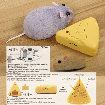 Katzenspielzeug Maus mit Fernbedienung 3