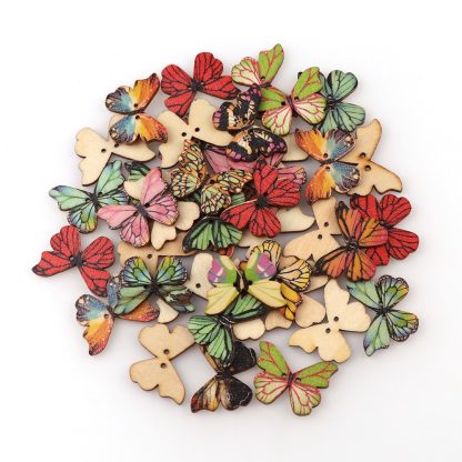 50 Schmetterling aus Holz  5