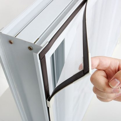 2020 insekten Magnetische Fenster Bildschirm Tüll Mesh Stealth Anpassen DIY Sommer Mesh Vorhang Abnehmbare Waschbar Anti Fly Moskito Net 2