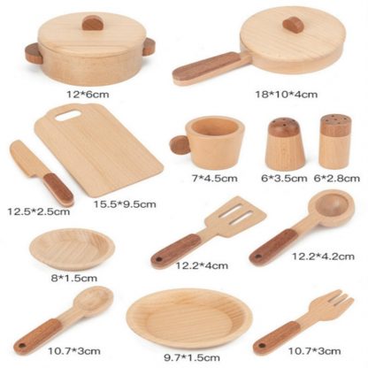 Küchenset aus Holz 4