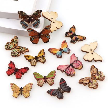 50 Schmetterling aus Holz  2