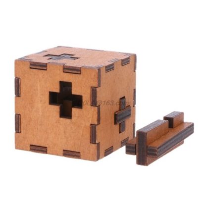 3D-Holzpuzzle Gehirntraining 3