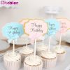 10 Cupcake Topper Happy Birthday 1