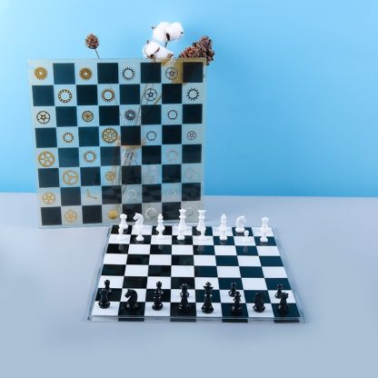 Silikonformen Epoxidharz Schach  4