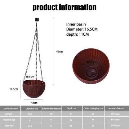 Hängekorb für Pflanzen 6
