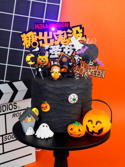 Kuchen Topper Halloween 5