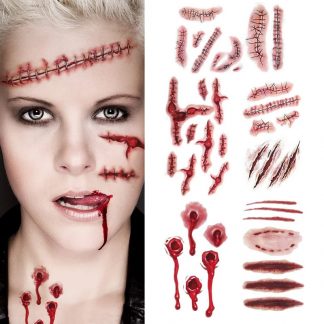 6 Blutige Wunden Halloween 1